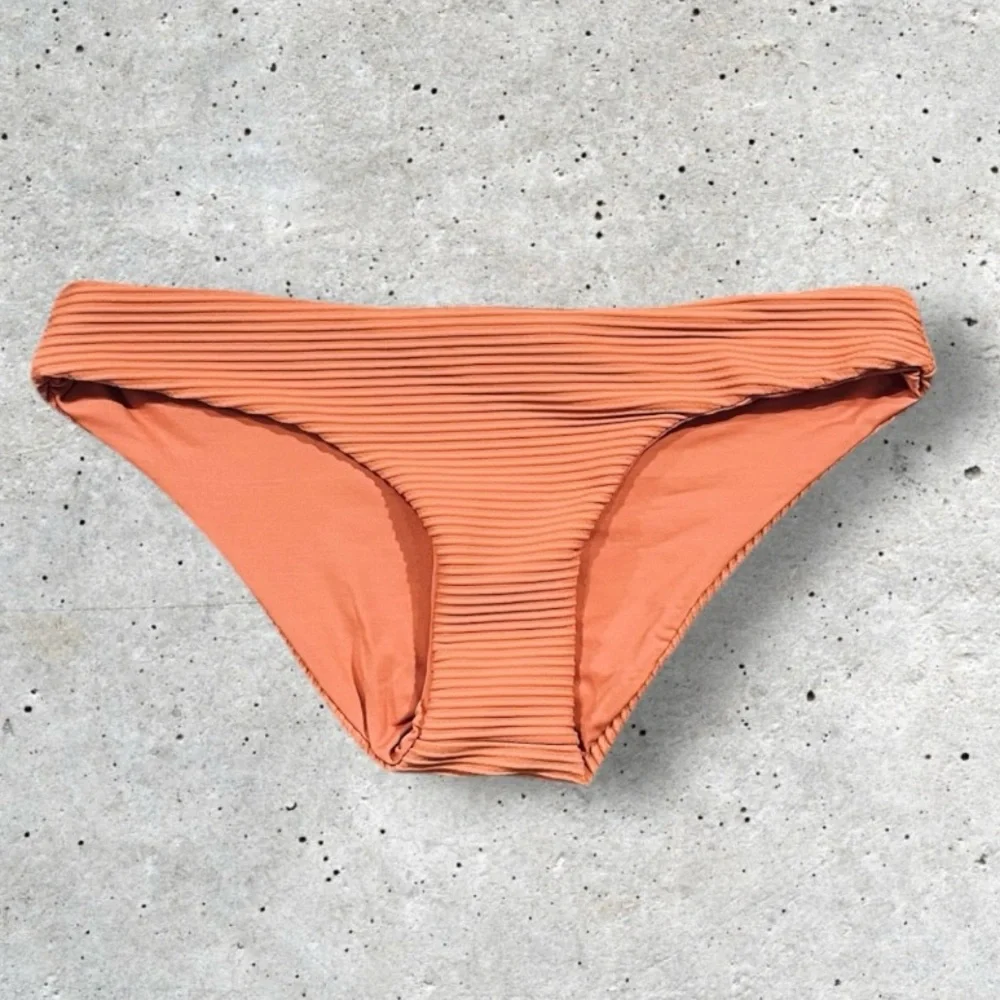 NWT L*Space Ribbed Sandy Classic Bikini Bottom